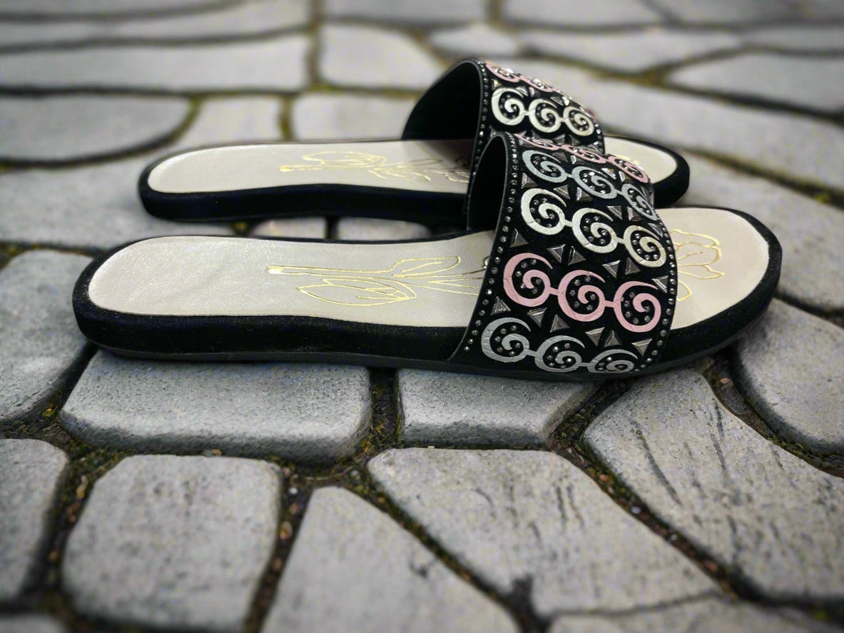 Designer Floral Motif Slides