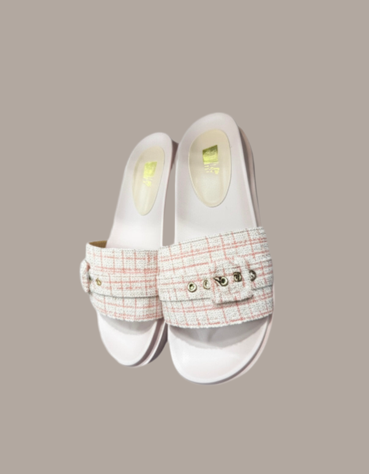 Chic Buckle Slide Sandals