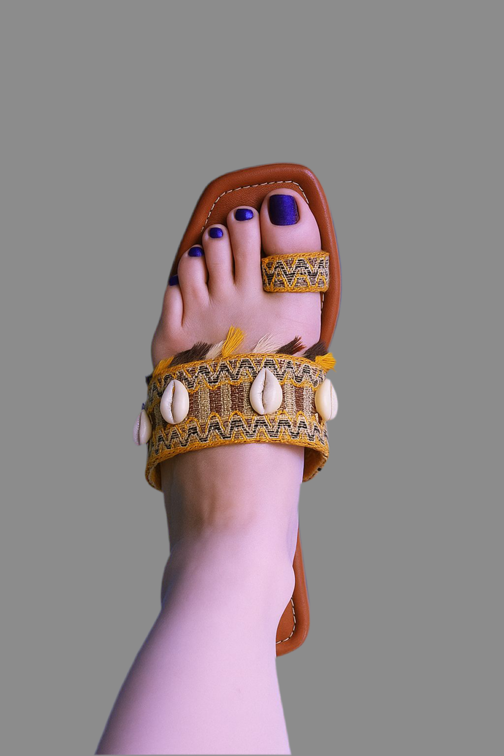 Boho shell flats