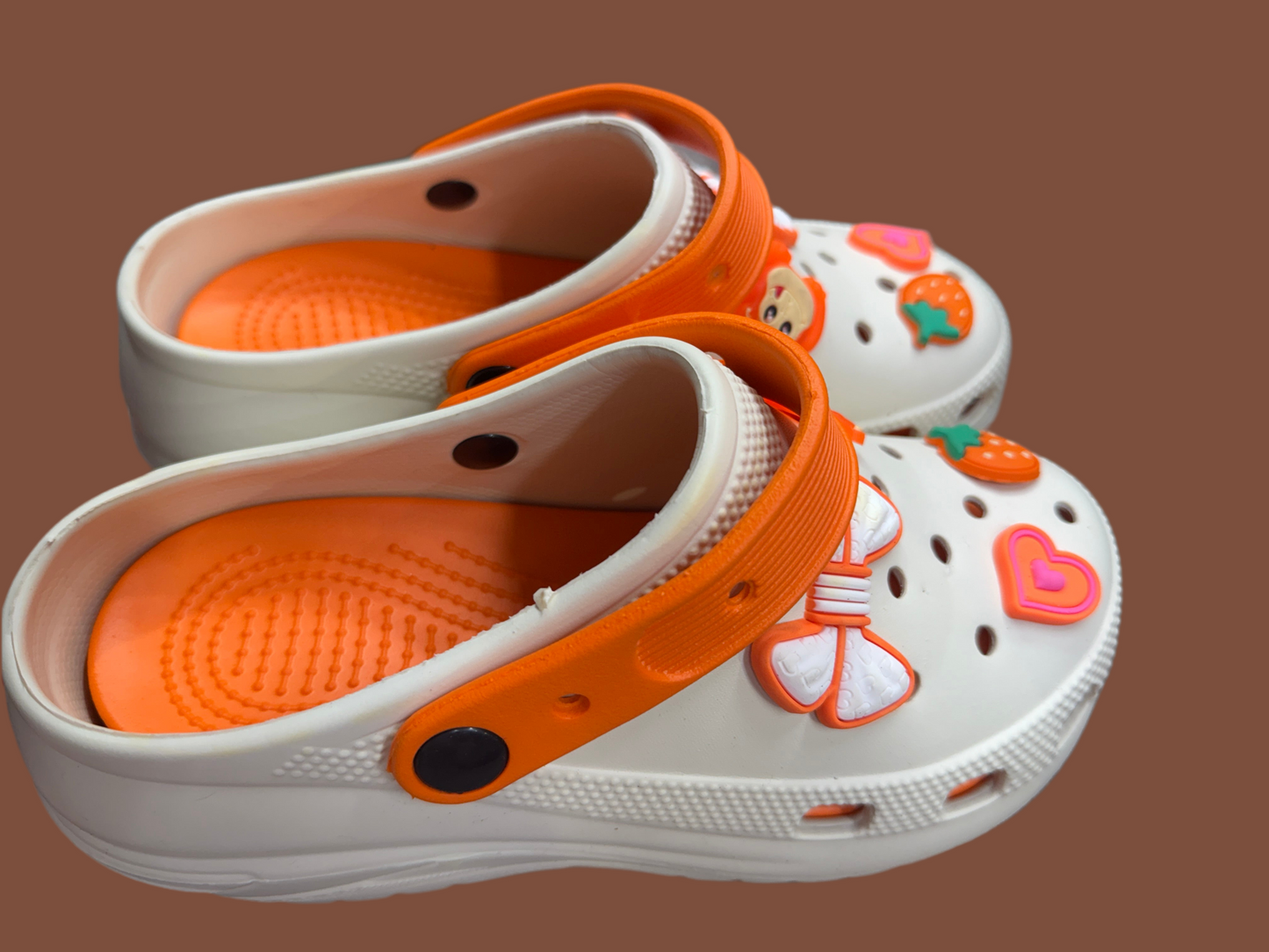Cute Orange Strap crocs