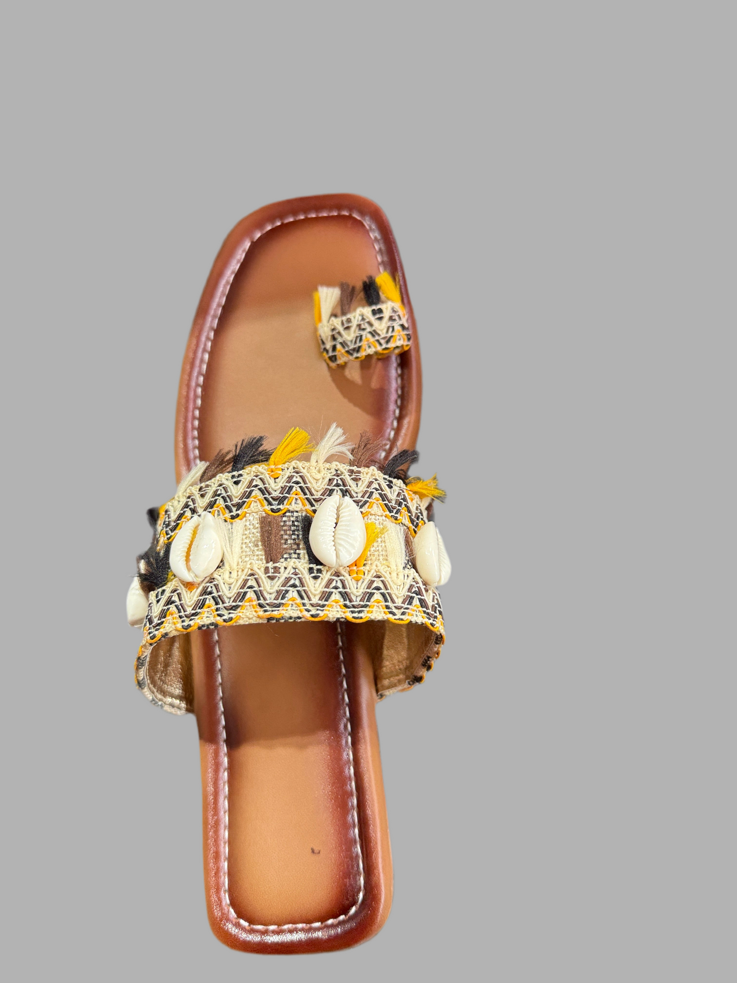 Boho shell flats