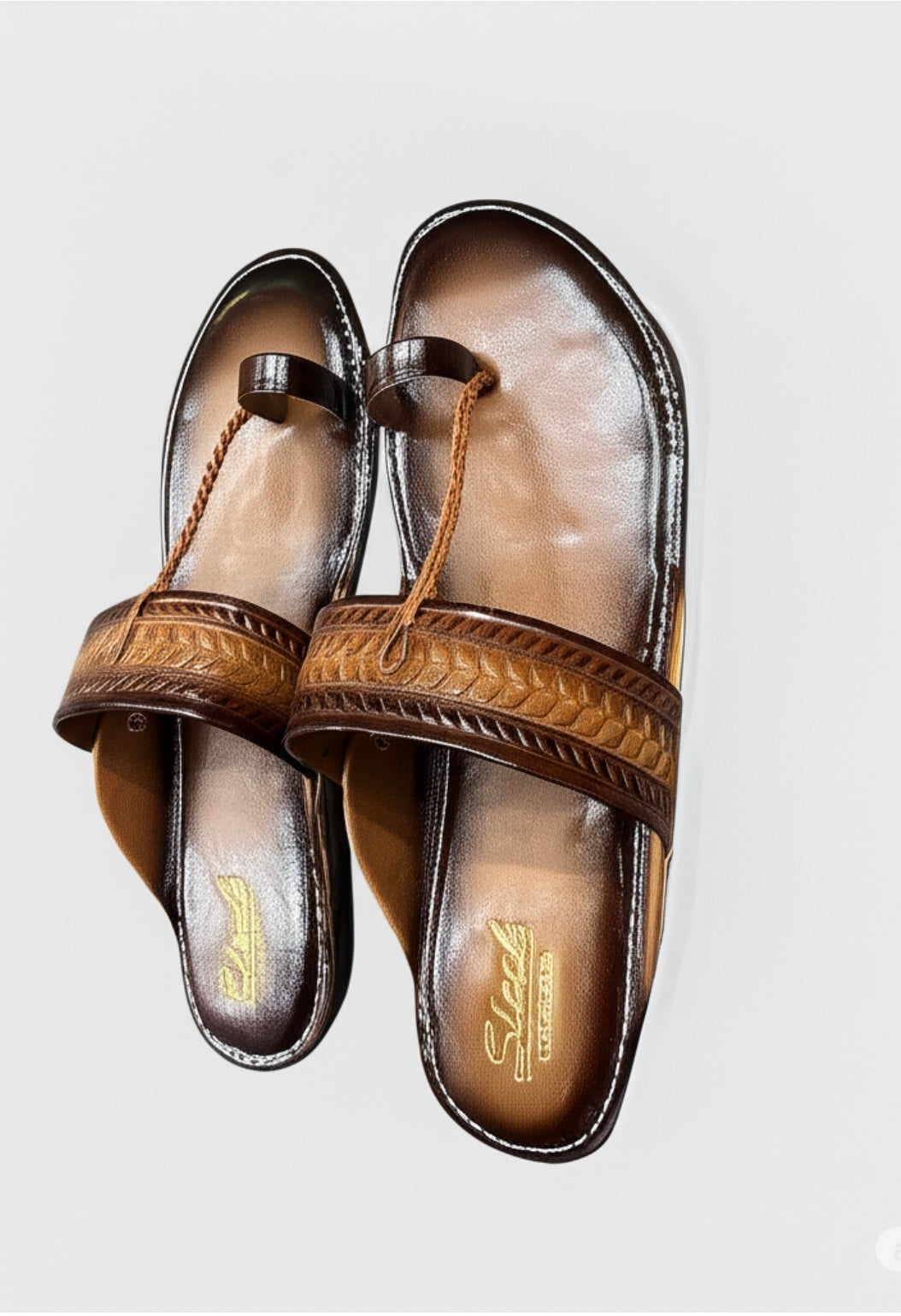 Traditional Leather Kolhapuri Chappals