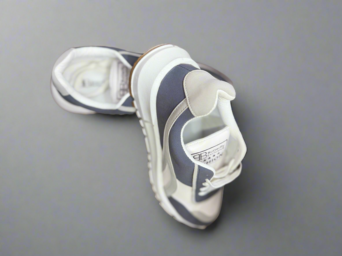 Stylish Dual-Tone Casual Sneakers