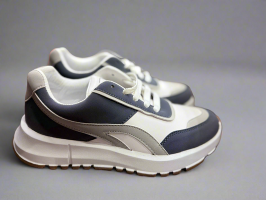 Stylish Dual-Tone Casual Sneakers
