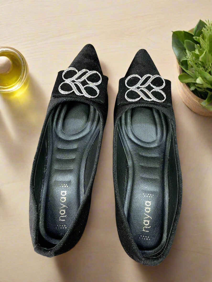 Elegant Black Designer Heels for Women