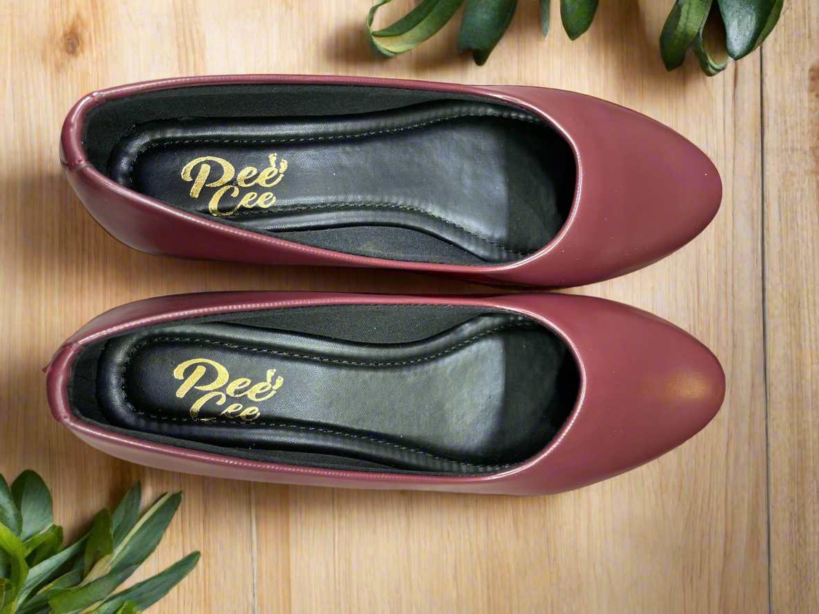Classic  Ballet Flats with Unique Sculpted Heel