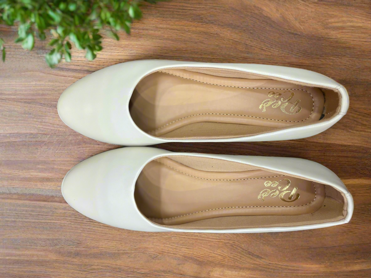 Classic  Ballet Flats with Unique Sculpted Heel