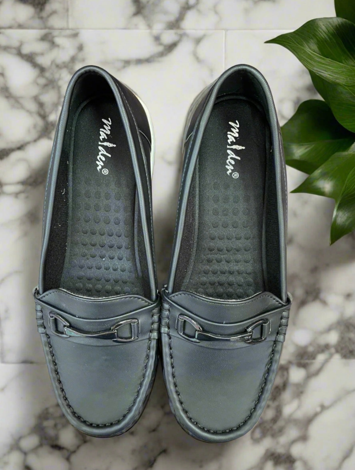 Classic Charcoal Loafers